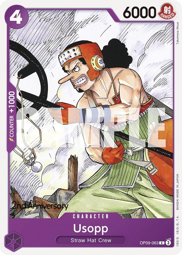 Image for Usopp (063) (Emperors in the New World: 2nd Anniversary Tournament Cards) (OP09-063) - One Piece Card Game
