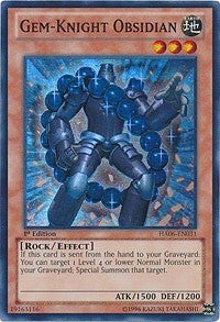 Image for Gem-Knight Obsidian (Hidden Arsenal 6: Omega Xyz) (HA06-EN031) - YuGiOh