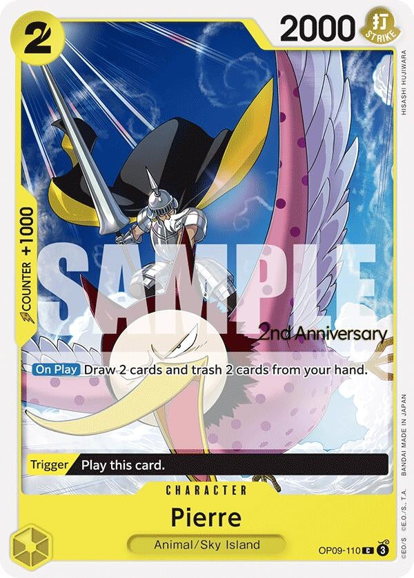 Image for Pierre (Emperors in the New World: 2nd Anniversary Tournament Cards) (OP09-110) - One Piece Card Game