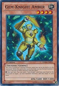 Image for Gem-Knight Amber (Hidden Arsenal 6: Omega Xyz) (HA06-EN033) - YuGiOh
