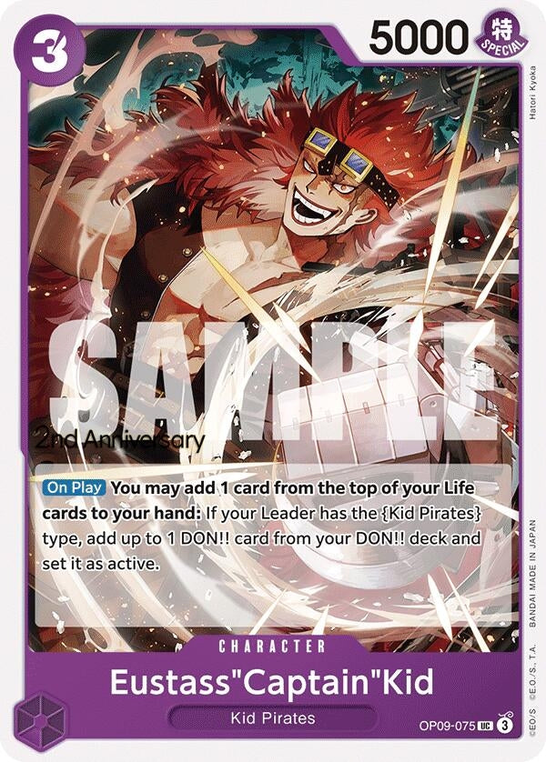 Image for Eustass"Captain"Kid (Emperors in the New World: 2nd Anniversary Tournament Cards) (OP09-075) - One Piece Card Game