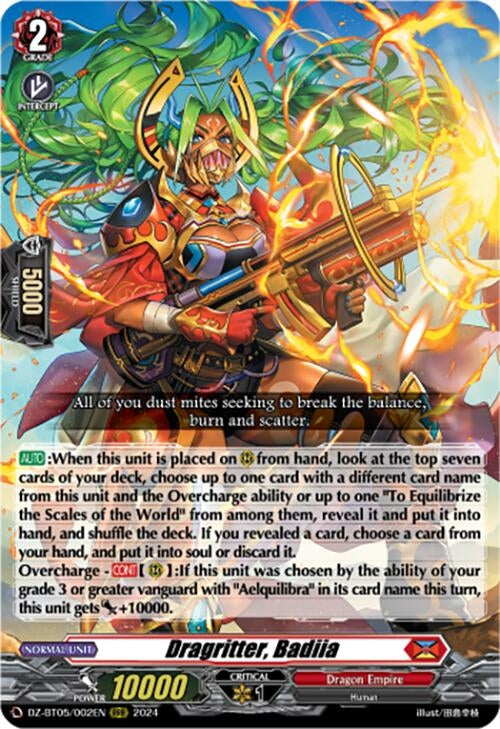 Image for Dragritter, Badiia (DZ-BT05: Omniscient Awakening) (DZ-BT05/002EN) - Cardfight Vanguard