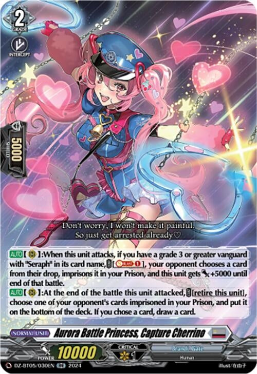 Image for Aurora Battle Princess, Capture Cherrino (DZ-BT05: Omniscient Awakening) (DZ-BT05/030EN) - Cardfight Vanguard
