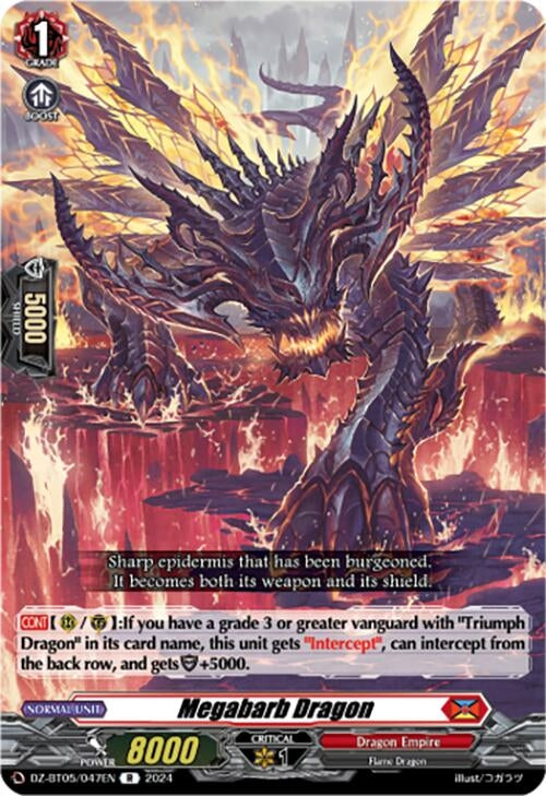 Image for Megabarb Dragon (DZ-BT05: Omniscient Awakening) (DZ-BT05/047EN) - Cardfight Vanguard