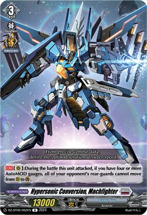 Image for Hypersonic Conversion, Machfighter (DZ-BT05: Omniscient Awakening) (DZ-BT05/052EN) - Cardfight Vanguard