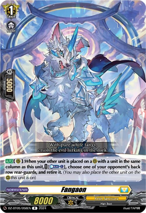 Image for Fangaon (DZ-BT05: Omniscient Awakening) (DZ-BT05/058EN) - Cardfight Vanguard