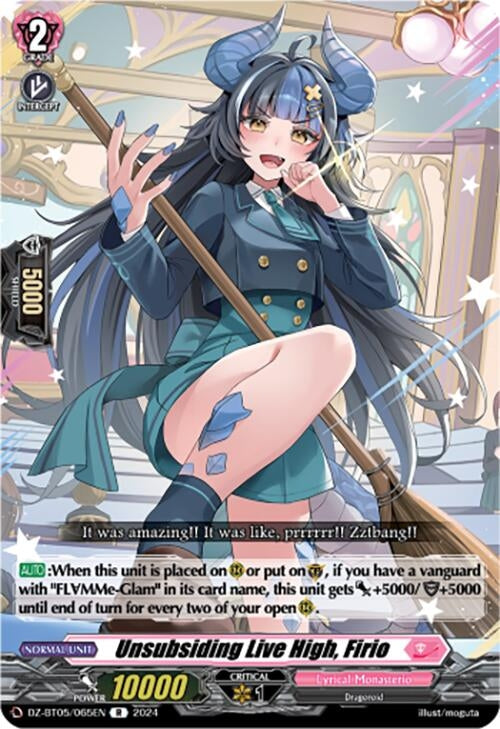 Image for Unsubsiding Live High, Firio (DZ-BT05: Omniscient Awakening) (DZ-BT05/065EN) - Cardfight Vanguard