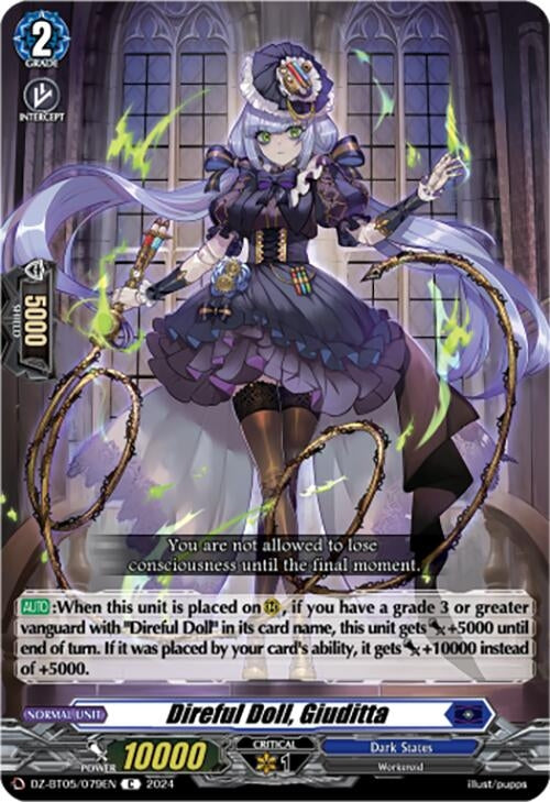 Image for Direful Doll, Giuditta (DZ-BT05: Omniscient Awakening) (DZ-BT05/079EN) - Cardfight Vanguard
