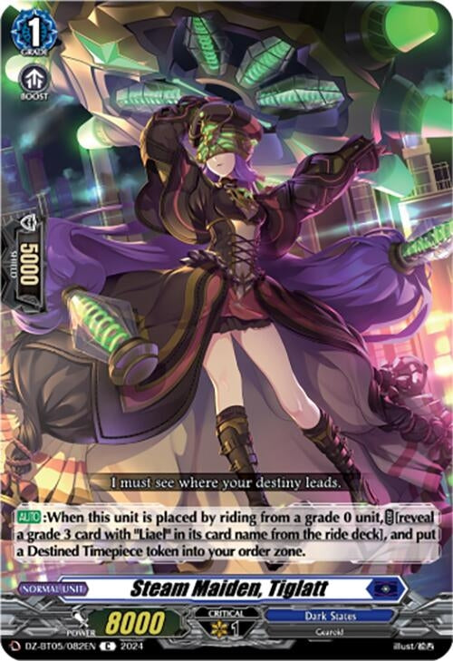 Image for Steam Maiden, Tiglatt (DZ-BT05: Omniscient Awakening) (DZ-BT05/082EN) - Cardfight Vanguard