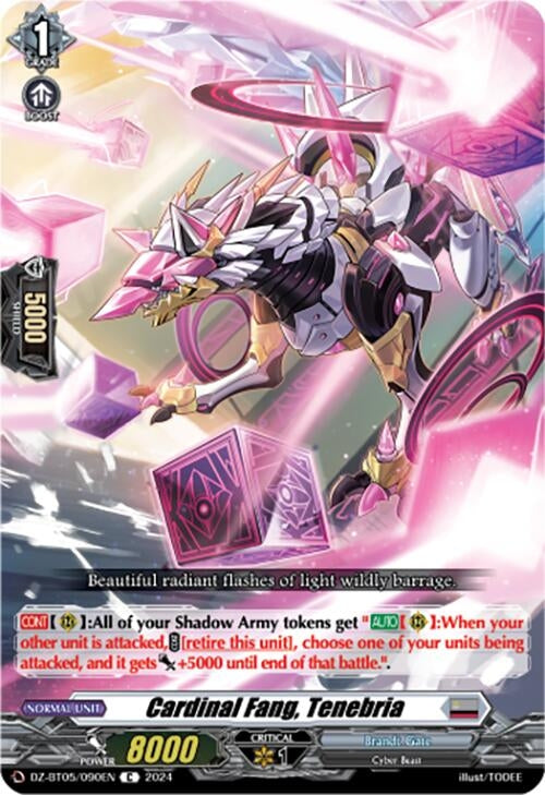 Image for Cardinal Fang, Tenebria (DZ-BT05: Omniscient Awakening) (DZ-BT05/090EN) - Cardfight Vanguard
