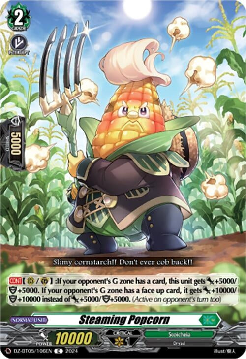 Image for Steaming Popcorn (DZ-BT05: Omniscient Awakening) (DZ-BT05/106EN) - Cardfight Vanguard