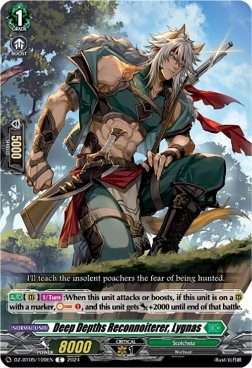 Image for Deep Depths Reconnoiterer, Lygnas (DZ-BT05: Omniscient Awakening) (DZ-BT05/109EN) - Cardfight Vanguard