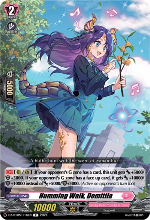 Image for Humming Walk, Domitila (DZ-BT05: Omniscient Awakening) (DZ-BT05/116EN) - Cardfight Vanguard