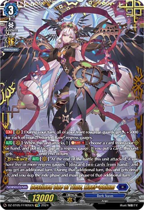 Image for Destined One of Time, Liael=Odium (FFR) (DZ-BT05: Omniscient Awakening) (DZ-BT05/FFR05EN) - Cardfight Vanguard