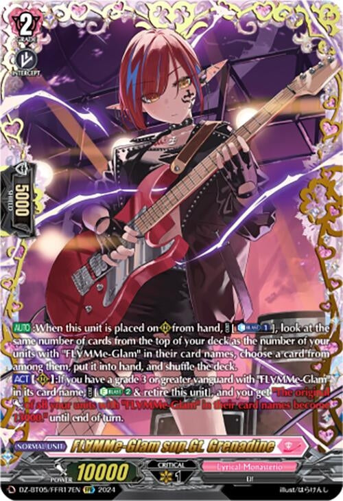Image for FLMMe-Glam sup.Gt. Grenadine (FFR) (DZ-BT05: Omniscient Awakening) (DZ-BT05/FFR17EN) - Cardfight Vanguard