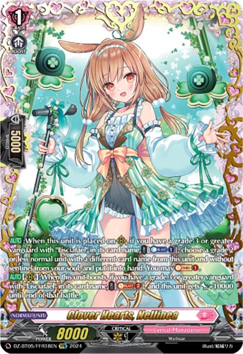 Image for Clover Hearts, Nellinea (FFR) (DZ-BT05: Omniscient Awakening) (DZ-BT05/FFR18EN) - Cardfight Vanguard
