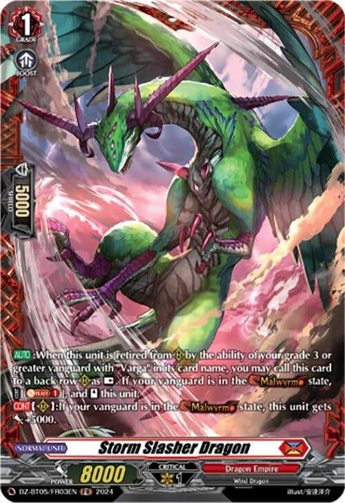 Image for Storm Slasher Dragon (FR) (DZ-BT05: Omniscient Awakening) (DZ-BT05/FR03EN) - Cardfight Vanguard