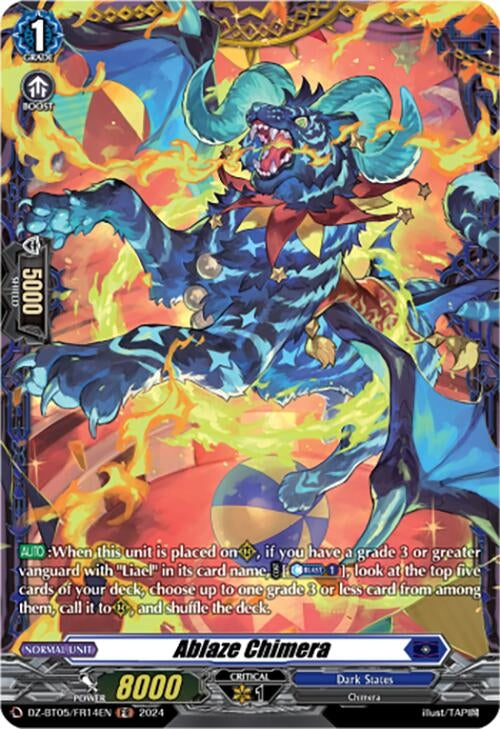 Image for Ablaze Chimera (FR) (DZ-BT05: Omniscient Awakening) (DZ-BT05/FR14EN) - Cardfight Vanguard