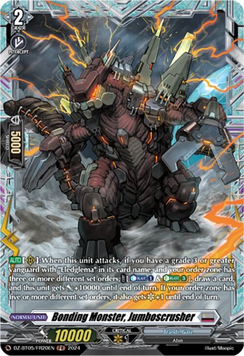 Image for Bonding Monster, Jumboscrusher (FR) (DZ-BT05: Omniscient Awakening) (DZ-BT05/FR20EN) - Cardfight Vanguard