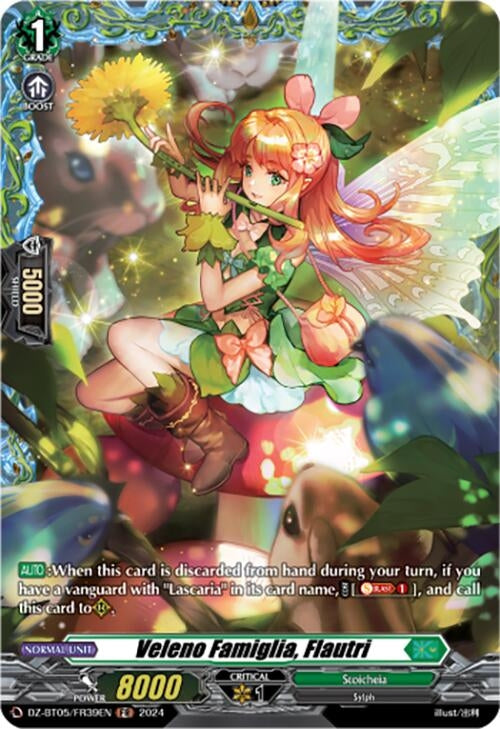 Image for Veleno Famiglia, Flautri (FR) (DZ-BT05: Omniscient Awakening) (DZ-BT05/FR39EN) - Cardfight Vanguard