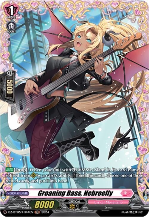 Image for Groaning Bass, Nebroelly (FR) (DZ-BT05: Omniscient Awakening) (DZ-BT05/FR44EN) - Cardfight Vanguard