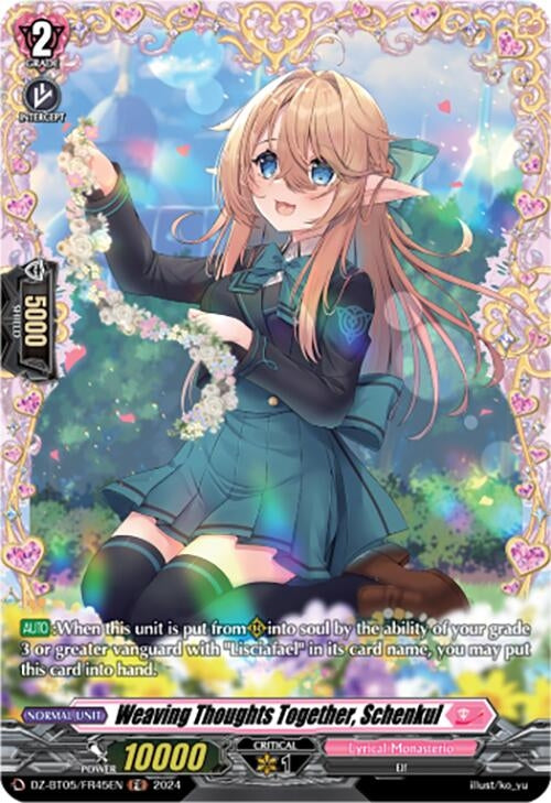 Image for Weaving Thoughts Together, Schenkul (FR) (DZ-BT05: Omniscient Awakening) (DZ-BT05/FR45EN) - Cardfight Vanguard