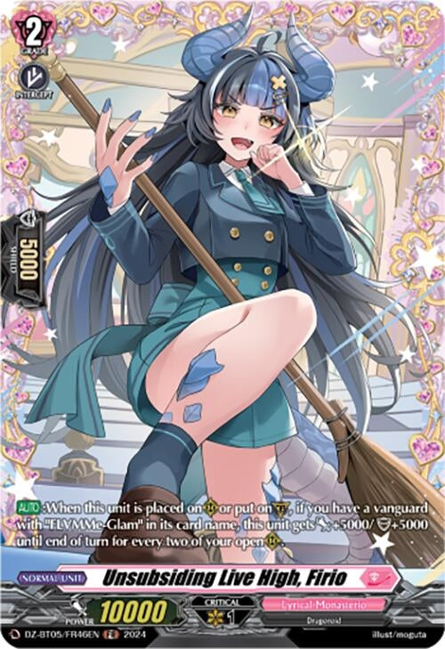 Image for Unsubsiding Live High, Firio (FR) (DZ-BT05: Omniscient Awakening) (DZ-BT05/FR46EN) - Cardfight Vanguard