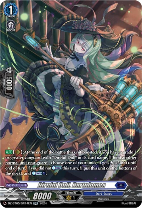 Image for Direful Doll, Bartolomea (SR) (DZ-BT05: Omniscient Awakening) (DZ-BT05/SR14EN) - Cardfight Vanguard