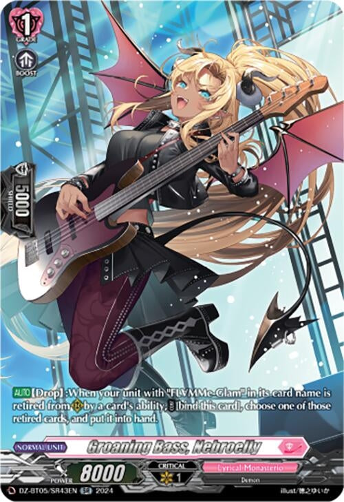 Image for Groaning Bass, Nebroelly (SR) (DZ-BT05: Omniscient Awakening) (DZ-BT05/SR43EN) - Cardfight Vanguard