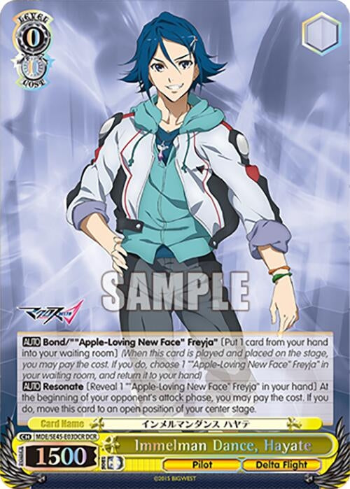 Image for Immelman Dance, Hayate (DCR) (MACROSS Delta Premium Booster) (MDE/SE45E03DCR DCR) - Weiss Schwarz