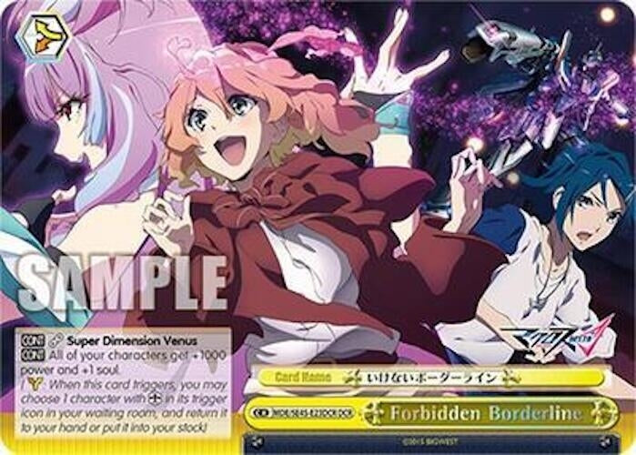 Image for Forbidden Borderline (DCR) (MACROSS Delta Premium Booster) (MDE/SE45E23DCR DCR) - Weiss Schwarz