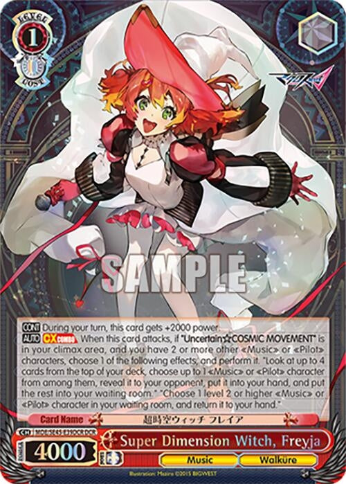 Image for Super Dimension Witch, Freyja (DCR) (MACROSS Delta Premium Booster) (MDE/SE45E39DCR DCR) - Weiss Schwarz