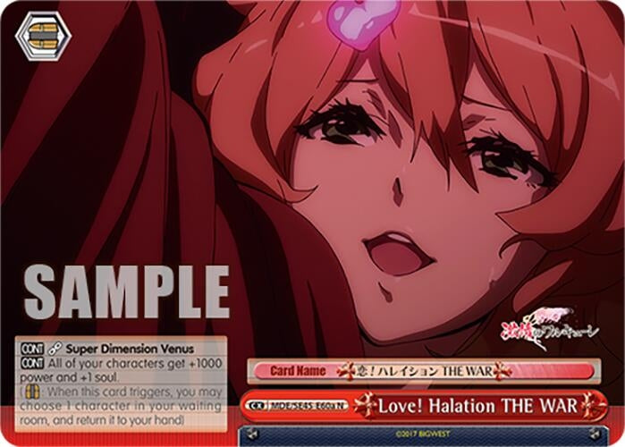 Image for Love! Halation THE WAR (A) (MACROSS Delta Premium Booster) (MDE/SE45E60a N) - Weiss Schwarz