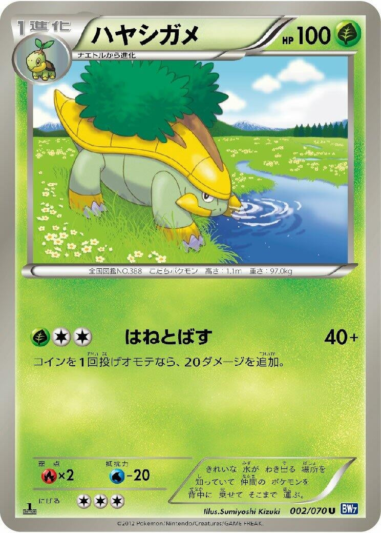 Image for Grotle (BW7: Plasma Gale) (002/070) - Pokemon Japan