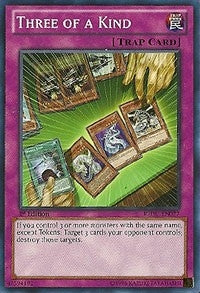 Image for Three of a Kind (Return of the Duelist) (REDU-EN077) - YuGiOh