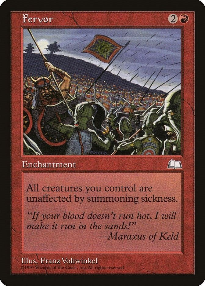 Image for Fervor (Weatherlight) - Magic: The Gathering
