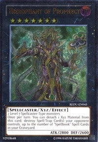 Image for Hierophant of Prophecy (UTR) (Return of the Duelist) (REDU-EN045) - YuGiOh