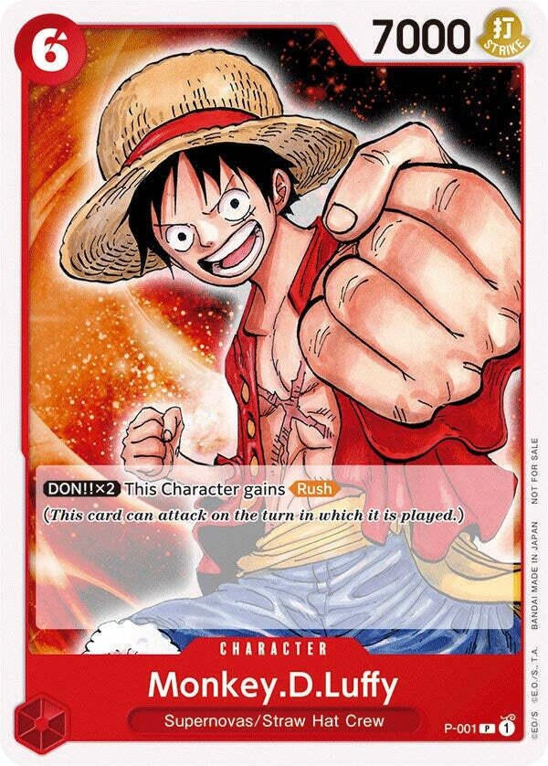 Image for Monkey.D.Luffy (001) (One Piece Demo Deck Cards) (P-001) - One Piece Card Game