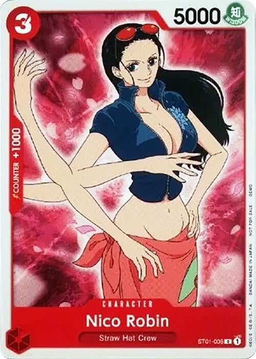 Image for Nico Robin (One Piece Demo Deck Cards) (ST01-008) - One Piece Card Game