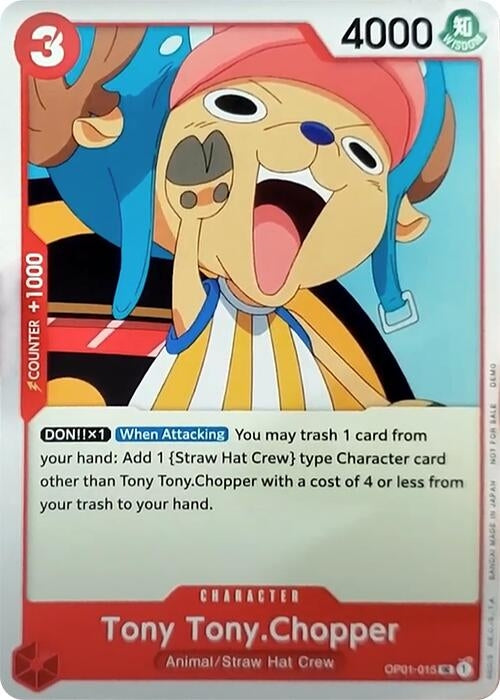 Image for Tony Tony.Chopper (015) (One Piece Demo Deck Cards) (OP01-015) - One Piece Card Game