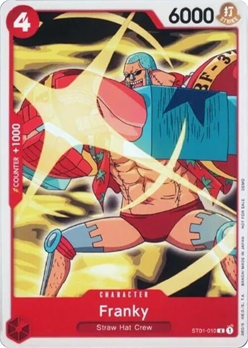 Image for Franky (010) (One Piece Demo Deck Cards) (ST01-010) - One Piece Card Game