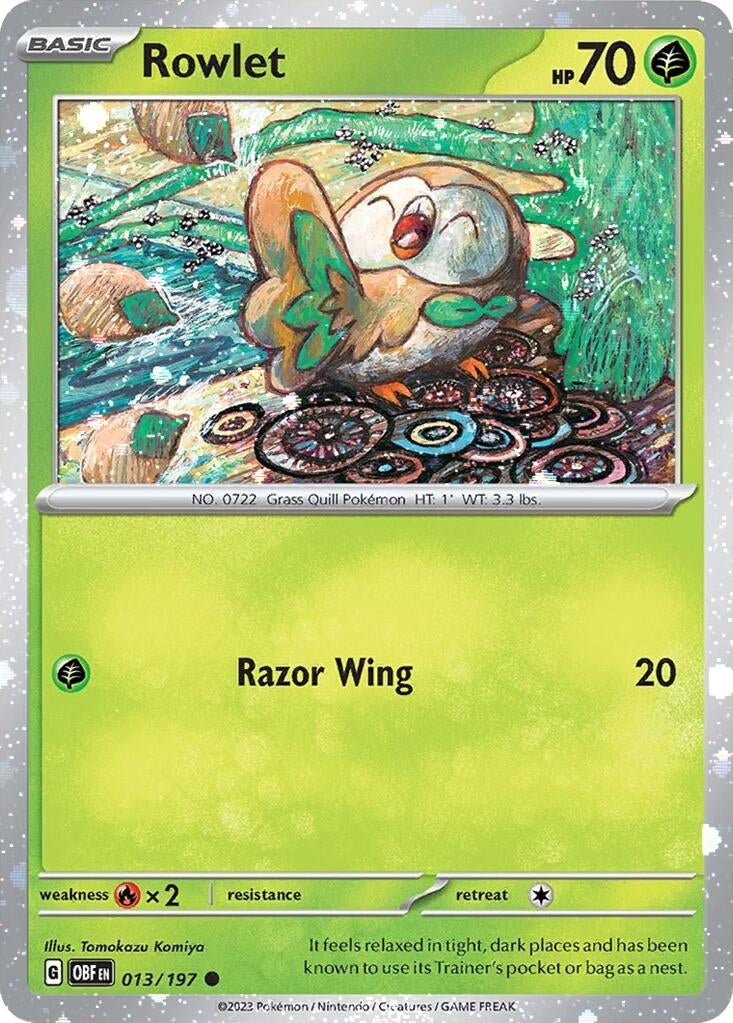 Image for Rowlet - 013/197 (Cosmos Holo) (Miscellaneous Cards & Products) (013/197) - Pokemon