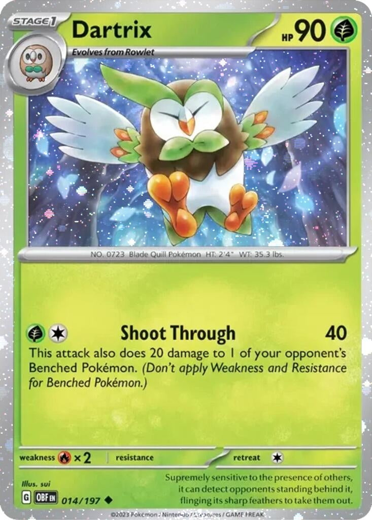 Image for Dartrix - 014/197 (Cosmos Holo) (Miscellaneous Cards & Products) (014/197) - Pokemon