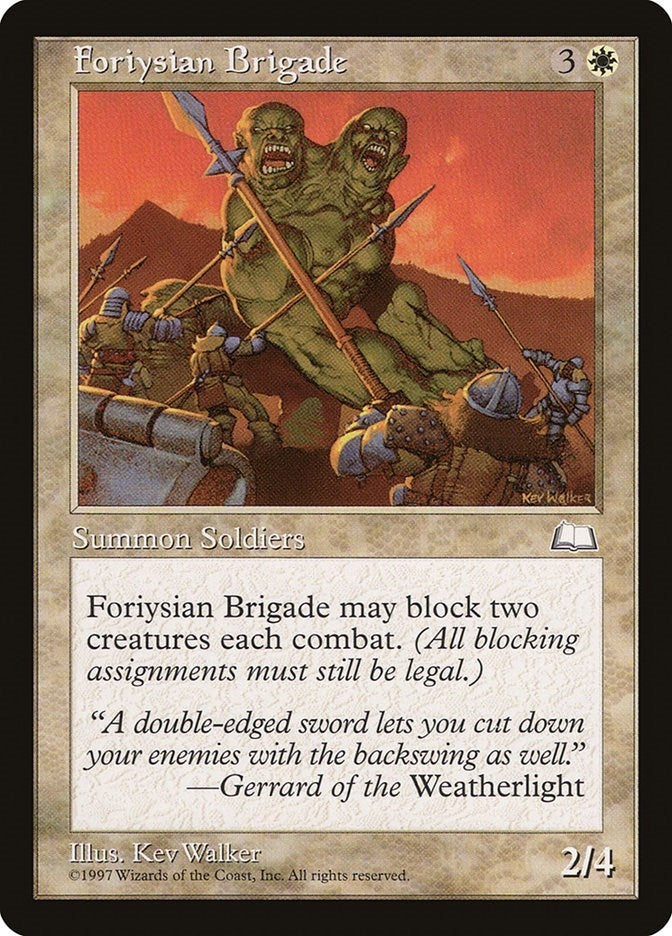 Image for Foriysian Brigade (Weatherlight) - Magic: The Gathering
