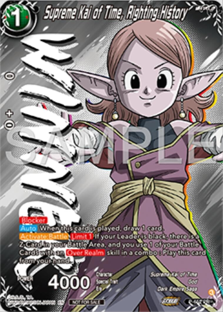Image for Supreme Kai of Time, Righting History (Winner) (Tournament Promotion Cards) (P-652) - Dragon Ball Super: Masters