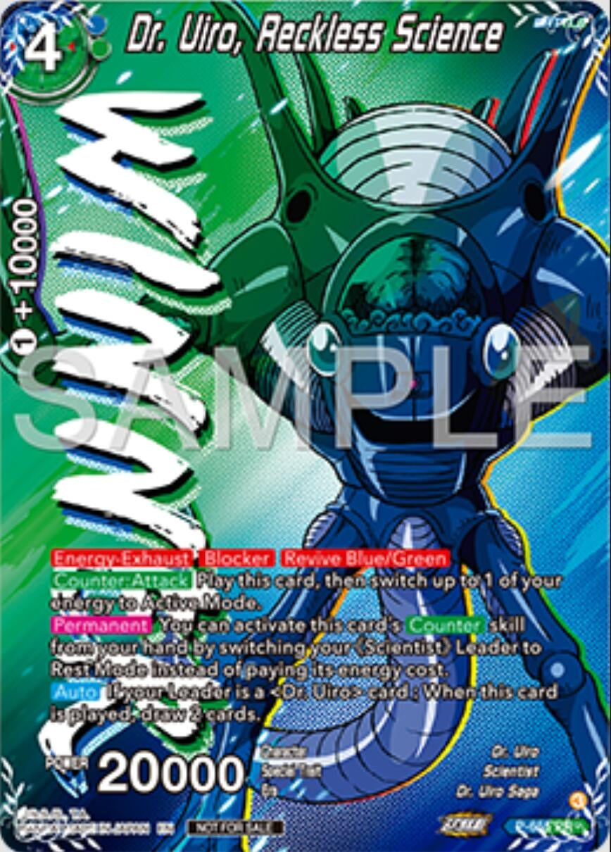 Image for Dr. Uiro, Reckless Science (Winner) (Tournament Promotion Cards) (P-655) - Dragon Ball Super: Masters
