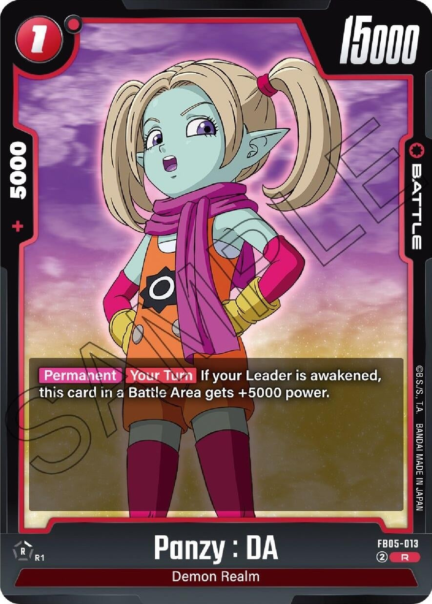 Image for Panzy : DA - FB05-013 (New Adventure) (FB05-013) - Dragon Ball Super: Fusion World
