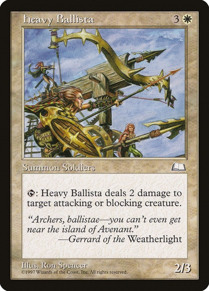 Image for Heavy Ballista (Weatherlight) - Magic: The Gathering
