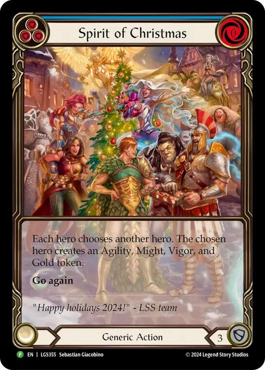 Image for Spirit of Christmas - LGS355 (Flesh and Blood: Promo Cards) (LGS355) - Flesh and Blood TCG