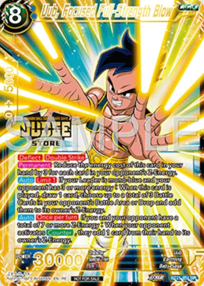 Image for Uub, Focused Full-Strength Blow (Judge Pack Vol.16) (Store) (Judge Promotion Cards) (BT21-051) - Dragon Ball Super: Masters
